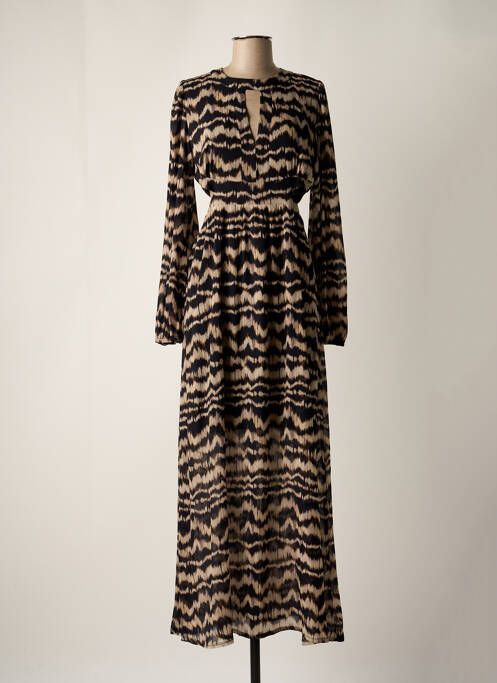 Robe longue beige OPULLENCE pour femme