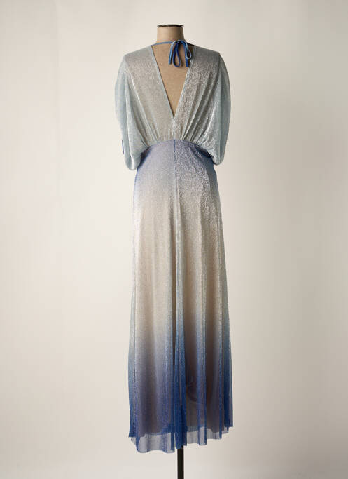 Robe longue bleu HOLLY & JOEY pour femme