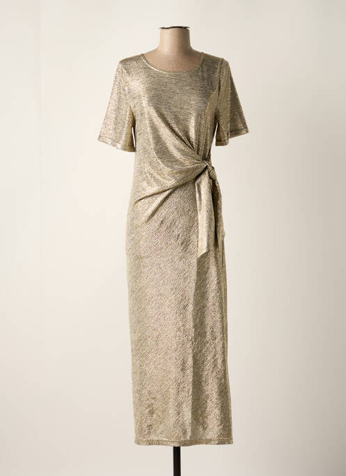 Robe longue or OPULLENCE pour femme