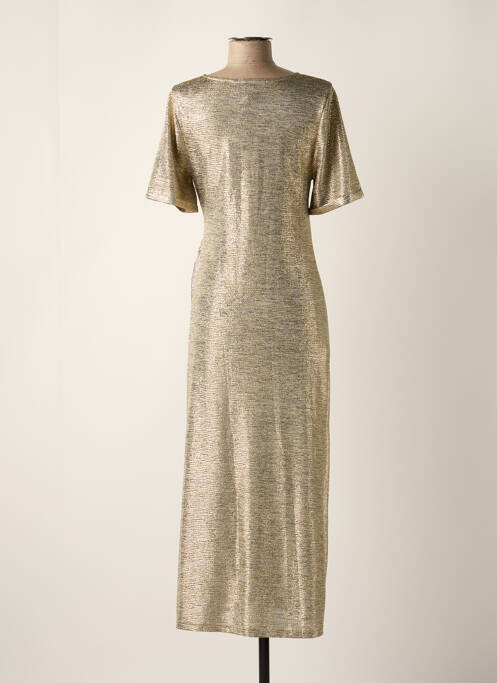Robe longue or OPULLENCE pour femme