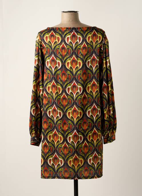 Robe mi-longue vert JANIS & JOHN pour femme