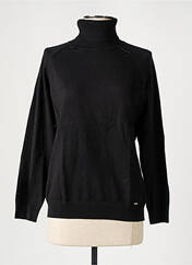 Pull col roulé noir MD'M pour femme seconde vue