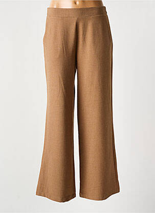 Pantalon droit taille élastique beige SCARLET ROOS femme