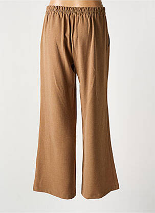 Pantalon droit taille élastique beige SCARLET ROOS femme