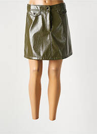 Jupe courte poches vert VIE TA VIE femme