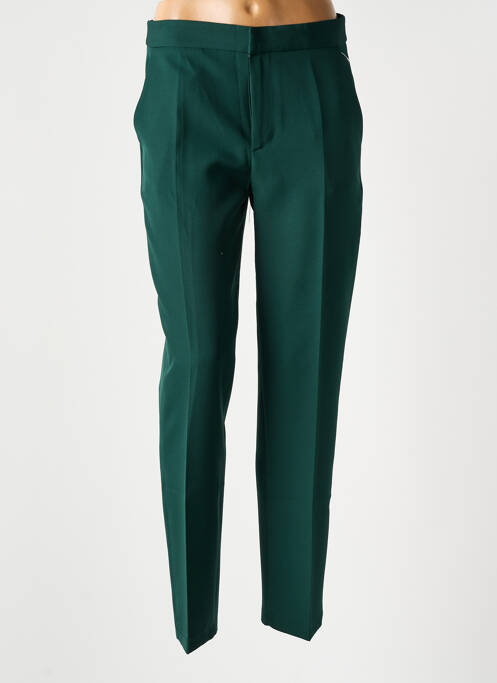 Pantalon droit vert EMA BLUE'S pour femme