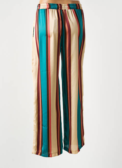 Pantalon droit vert VIE TA VIE pour femme
