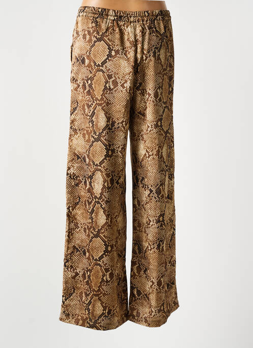 Pantalon large marron SCARLET ROOS pour femme