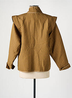 Veste casual col tailleur marron SKATÏE femme