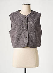 Gilet sans manche gris JANE WOOD pour femme seconde vue