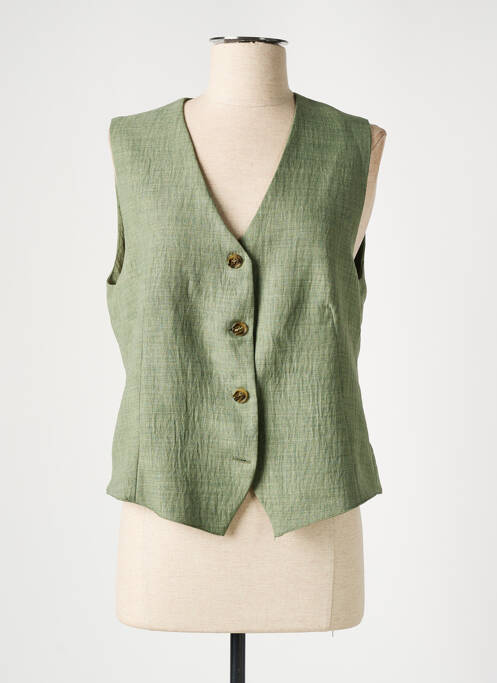 Gilet sans manche vert SCARLET ROOS pour femme