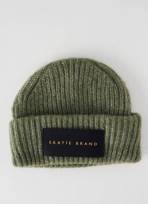 Bonnet vert SKATÏE pour femme