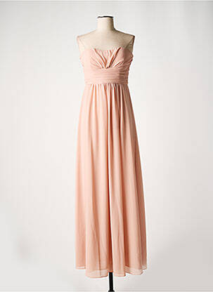 Robe longue sans manche sans manche rose EDAS femme