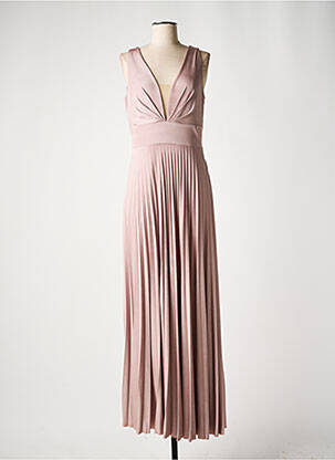 Robe longue sans manche sans manche or EDAS femme