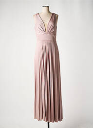 Robe longue sans manche sans manche or EDAS femme