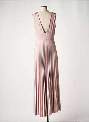 Robe longue sans manche sans manche or EDAS femme