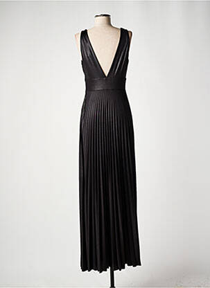 Robe longue sans manche sans manche noir EDAS femme