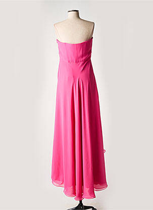 Robe longue sans manche sans manche rose FASHION NEW YORK femme
