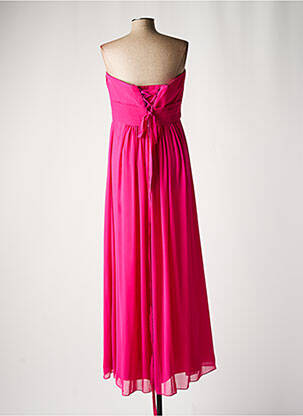 Robe longue sans manche sans manche rose FASHION NEW YORK femme