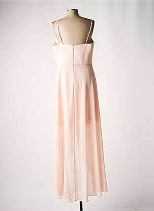 Robe longue sans manche sans manche rose FASHION NEW YORK femme