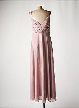 Robe longue manches bretelles ajustables sans manche gris FASHION NEW YORK femme