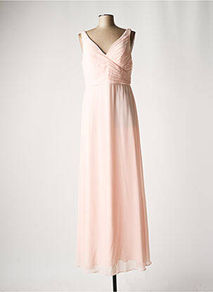 Robe longue sans manche sans manche rose FASHION NEW YORK femme