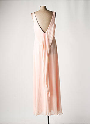 Robe longue sans manche sans manche rose FASHION NEW YORK femme