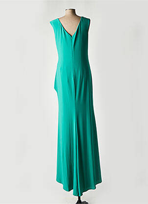 Robe longue sans manche sans manche vert FASHION NEW YORK femme