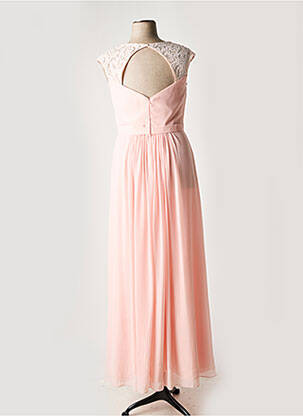 Robe longue sans manche sans manche rose FASHION NEW YORK femme
