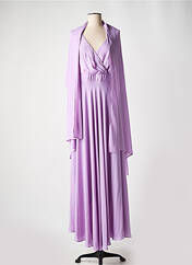 Robe longue violet EDAS pour femme seconde vue