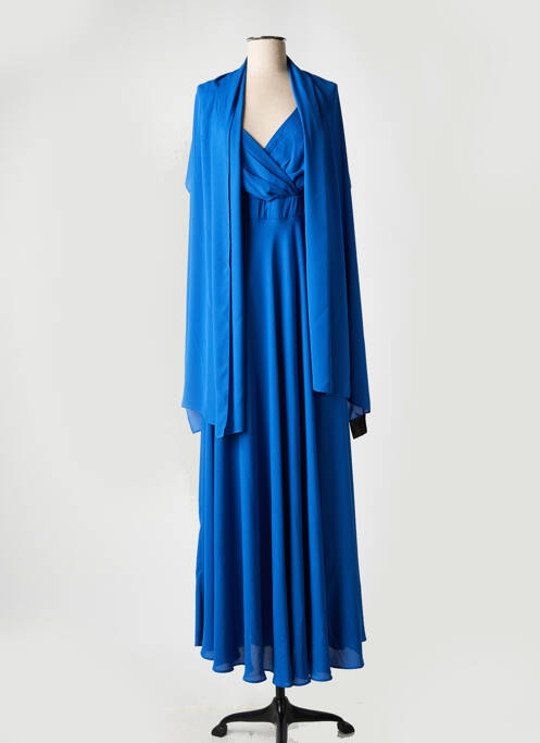 Robe longue bleu EDAS pour femme