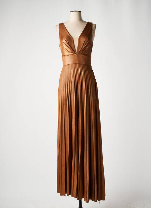 Robe longue marron EDAS pour femme