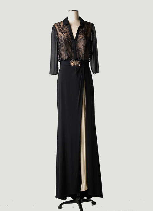 Robe longue noir MARFIL pour femme