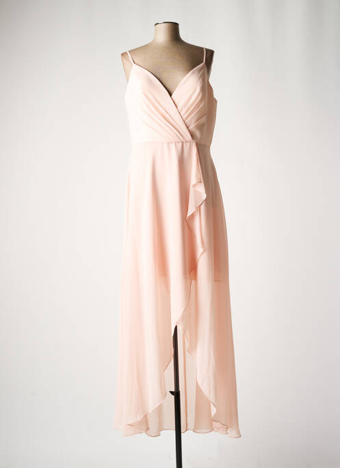 Robe longue rose FASHION NEW YORK pour femme