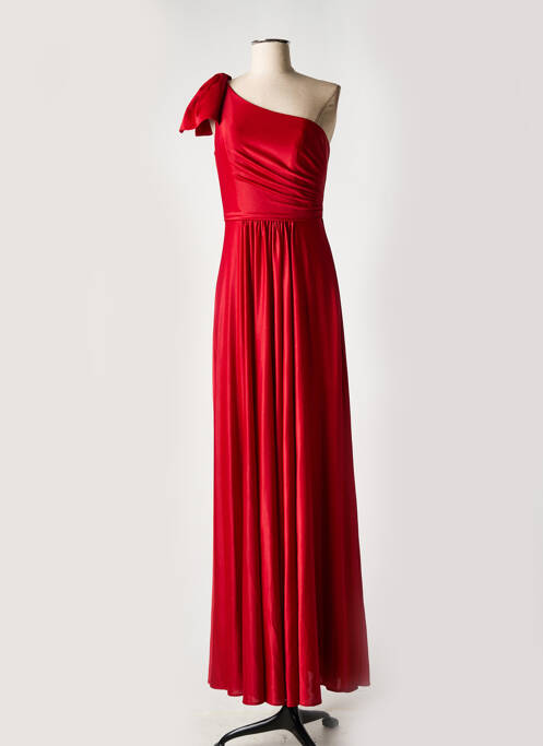 Robe longue rouge FASHION NEW YORK pour femme