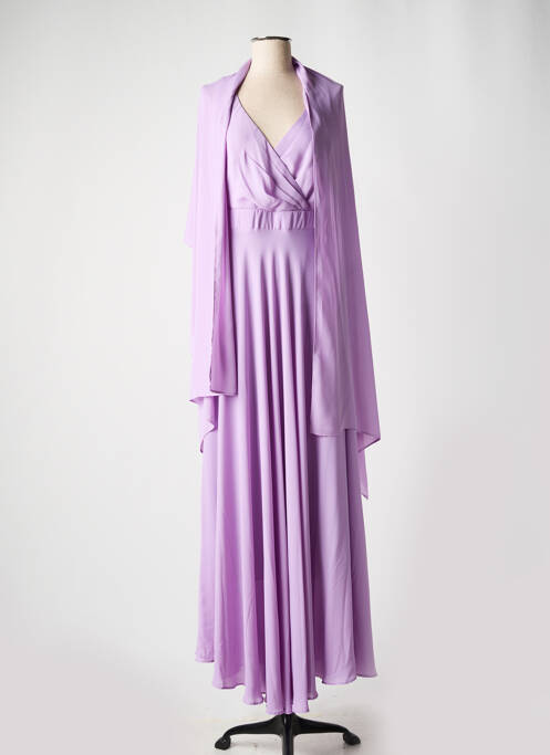 Robe longue violet EDAS pour femme