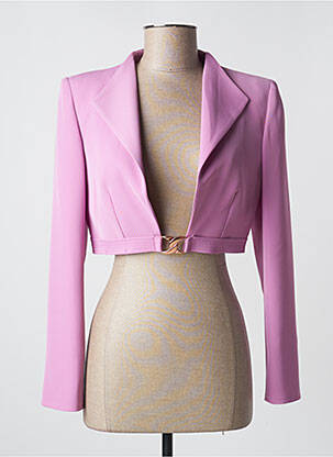 Boléro manches longues violet EDAS femme