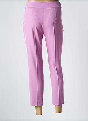 Pantacourt taille haute taille haute rose EDAS femme