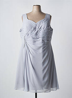 Robe mi-longue gris CREATIF PARIS pour femme