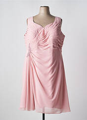 Robe mi-longue rose CREATIF PARIS pour femme seconde vue