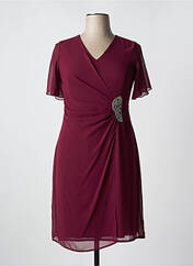 Robe mi-longue rouge ARIN pour femme seconde vue