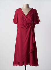 Robe mi-longue rouge CREATIF PARIS pour femme seconde vue