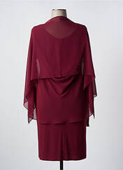 Robe mi-longue rouge fonce FASHION NEW YORK pour femme seconde vue