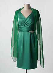 Robe mi-longue vert FASHION NEW YORK pour femme seconde vue