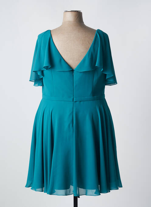 Robe mi-longue bleu FASHION NEW YORK pour femme