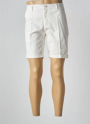 Bermuda stretch taille normale blanc SUN VALLEY homme
