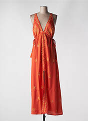 Robe longue orange PINK P pour femme seconde vue