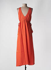 Robe longue orange PINK P pour femme seconde vue