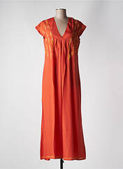 Robe longue orange PINK P pour femme seconde vue