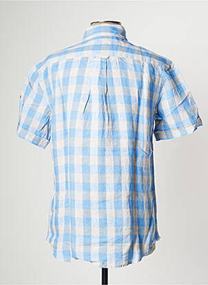 Chemise manches courtes poches bleu SAINT JAMES homme